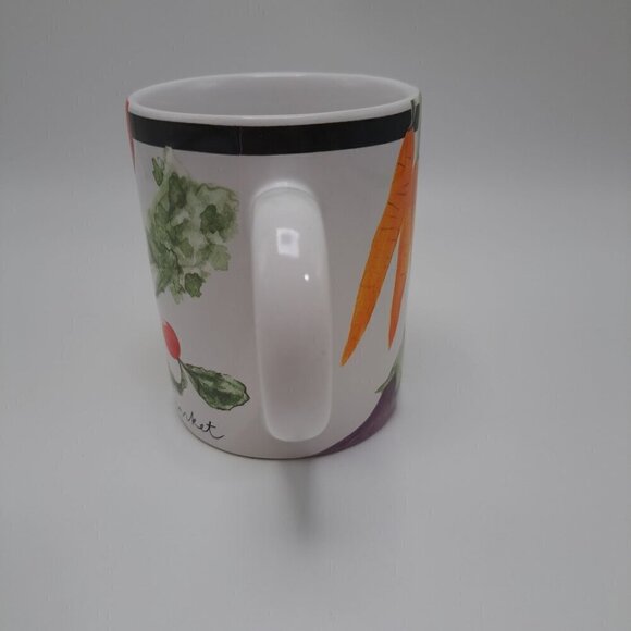 Pfaltzgraff City Market Garden Veggie White Mug Cup Tea Coffee Cocoa Replacement - Picture 11 of 13